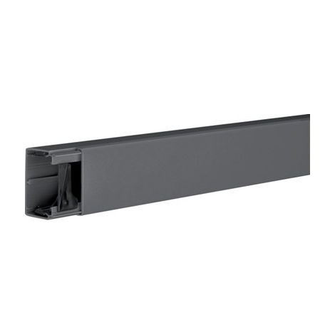 Goulotte électrique PVC 30x45mm noir 2m – Degré de protection IP30 – Résistance aux chocs IK06 – Pour espaces confinés – Tehalit