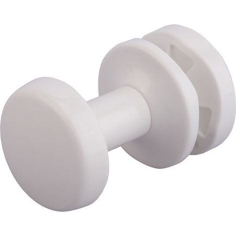 Patère universelle magnétique blanche pour sèche-serviettes