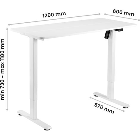 Tavolo regolabile in altezza Frigg White (1/5)