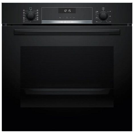 Bosch 6 Series HBG537FB4, four électrique à convection 71L avec efficacité de classe A et cuisson uniforme, Noir (1/5)