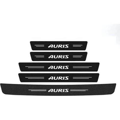 (5 pièces) Autocollants de protection pour seuil de porte, coffre et pare-chocs de voiture, compatibles avec les modèles AURIS 2013, 2015, 2019, 2020 et 2021. Accessoires (1/4)