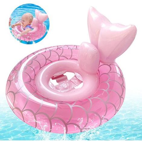 Baby swimming ring, mermaid seat, baby swimming ring for children (suitable for children 0-5 years old) (1/5)