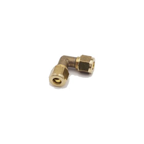 PrimaPlus 8mm Brass Compression Elbow Fittings - Pack of 10 (1/2)