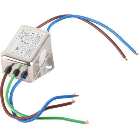 Filtre EMI universel pour ligne électrique monophasée, suppresseur de bruit pour l'automatisation industrielle AC115-250V