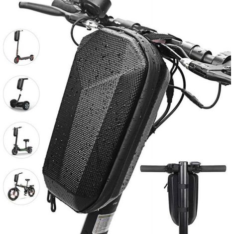 4L Sac de Scooter - Sacoche Guidon pour Scooter Électrique de Étanche EVA - pour Xiaomi Mijia M365 Pro Sedway Ninebot ES1/2/3/4 (1/5)