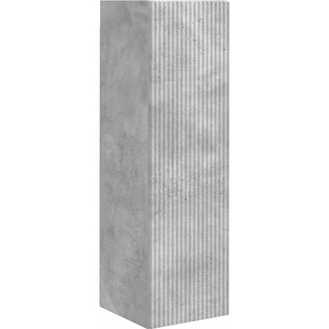 Mobile porta TV da parete moderno salvaspazio 30 x 31 x 100 cm in legno multistrato cemento 020054991