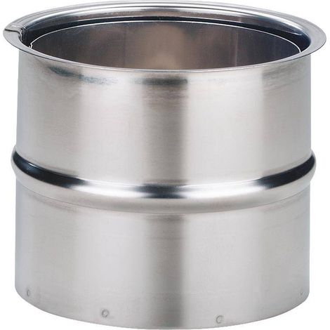 Möck Edelstahl Doppelwandfutter DN150 mm Kamin Schornstein Wandmuffe Wandfutter