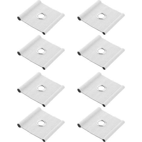 8 trous de fixation pour rails de store. Pour câbles de 5/6 mm et 7/8 mm. Plastique crème résistant aux intempéries. (1/5)