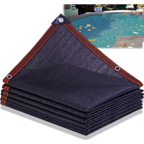Couverture Filet de Feuille pour Piscine,Bâche de Protection pour Piscines Hors-Sol pour Bloquer Feuilles Mortes et Débris,Filet Protection Piscine Couverture Piscine D'hivernage(3x5m(9.8x16.4ft)) (1/5)