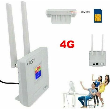 MODEM PORTATILE WIRELESS WIFI ROUTER 4G LTE CPE MOBILE HOTSPOT LAN INTERNET SIM (1/5)