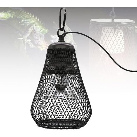 Lampadina riscaldante con portalampada in ceramica e coperchio per pulcini, uccelli, rettili, gattini e cuccioli (Dimensioni: 50W)