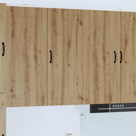 vidaXL Armadietto a muro LUCCA Rovere Artigianale 50 x 31 x 100