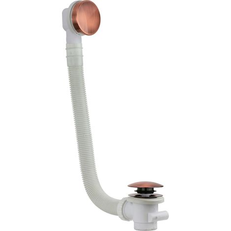 Universelle Kupferablaufsäule für Badewanne Vicario 1011/120.03  Kupfer
