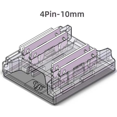 Connettore Rapido per Strisce Led COB e SMD a 4 pin RGB 10mm (1/5)