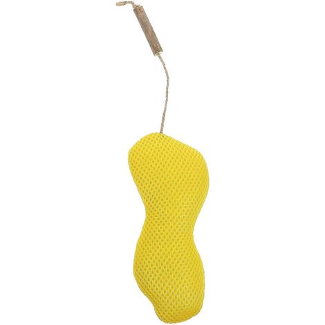Jouet à l'herbe à chat, jouet pour chat compatible avec les jeux interactifs en tissu mesh jaune (1/5)