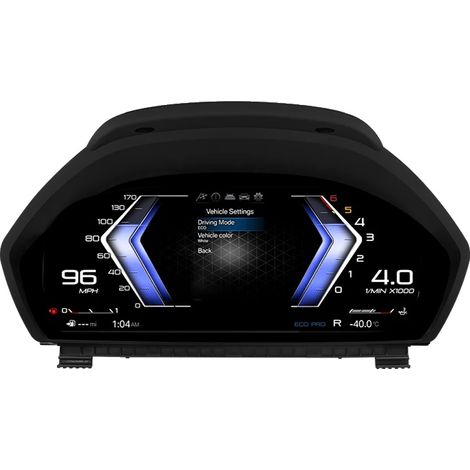 Panel de instrumentos digital, LED de 12,3 pulgadas, compatible con modelos de coches de lujo, con CarPlay y fibra óptica. (1/2)