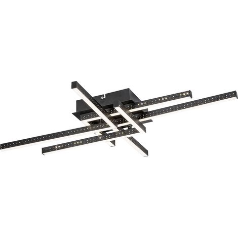 Plafonnier LED 35W noir mat 4000K Casimir Rabalux (1/4)