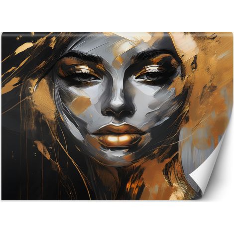 Fototapete Weiblicher Glamour Gesicht 100x70 cm (1/5)