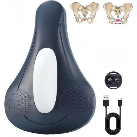 Pelvic Floor Trainer - ABS and Silicone - Rechargeable Smart Kegel Exerciser for Men and Women - Blue - 1 Piece