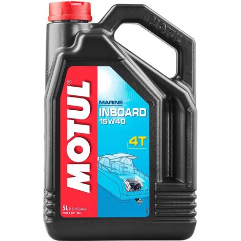 Huile lubrifiante Moteur Nautica barcos Diesel INBOARD 4T 15W40 5 l (1/5)