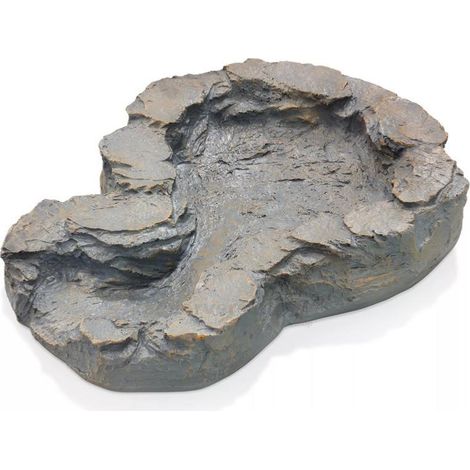 Esotec – Coque ruisseau aspect roche niveau inférieur 51cm – Résine synthétique étanche – Pour aménagement jardin – Poids 2,8kg