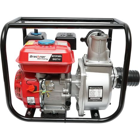 Motopompa WP30, tipo HONDA 7,5 HP, 3 pollici, portata max 60 m3/h, profondità max 8 m. Altezza max 30 m Breckner Germany