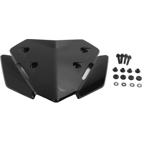 Motorrad-Windschutzscheibenschutz, Luftstrom-Windabweiser für XMAX 125 250 300 Schwarz (1/5)