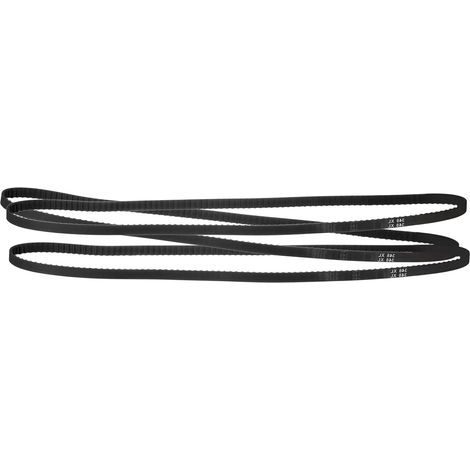 3Pcs 348XL 037 Timing Belt 174 Teeth Black Rubber Toothed Timing Belt, 10mm Width, 5.08mm Pitch, Timing Belt for 3D Printer (1/5)