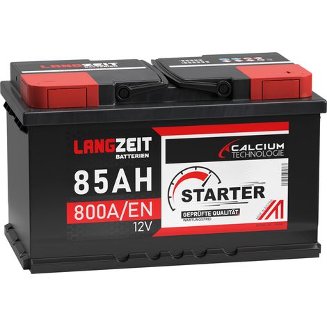Langzeit Starter Autobatterie 85Ah 12V