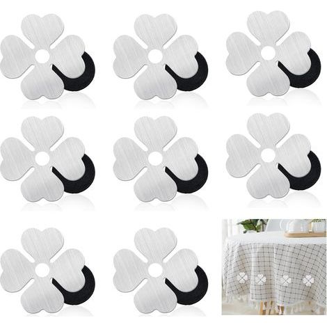 Lot de 8 poids de nappe magnétiques 55 g Poids pour nappes,rideaux,rideaux de douche,réfrigérateurs