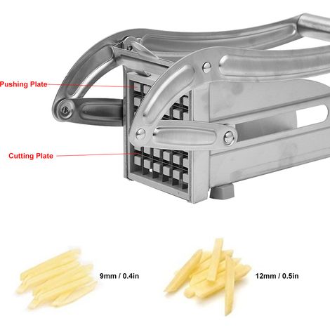 Coupe-frites en acier inoxydable, râpe-légumes, machine à couper les chips pour la cuisine (1/5)