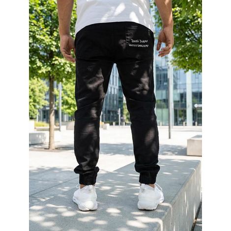 Pantaloni Jogger da Uomo Neri MyStars Dzień Dobry XL (1/5)