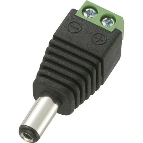 TRU COMPONENTS DC14-M Connecteur basse tension mâle, droit 5.5 mm 2.1 mm 1 pc(s) S474771 (1/3)