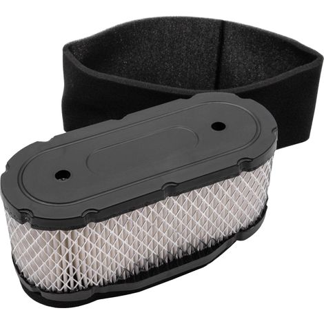 vhbw 1x filtro dell'aria, 1x pre-filtro sostituisce Kawasaki 11029-7015 per motore tagliaerba
