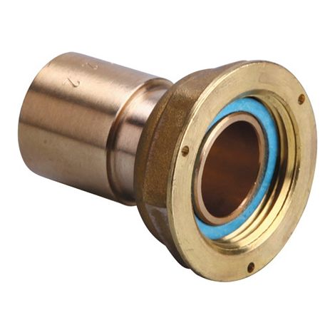 Raccord 2 pièces compteur gaz à braser - NF - écrou 25/50 - cuivre Ø54 - Gurtner