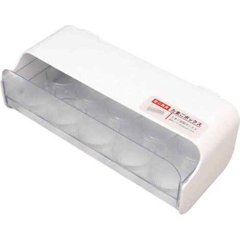 Boîte de rangement pour réfrigérateur, hygiénique et transparente, de qualité alimentaire, avec 10 compartiments pour œufs. Idéale pour les tiroirs de cuisine. (1/5)
