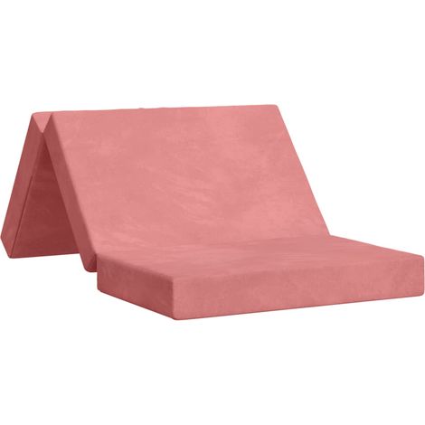 Foldable Sofa Bed 80 x 67 x 45 cm Pink vidaXL