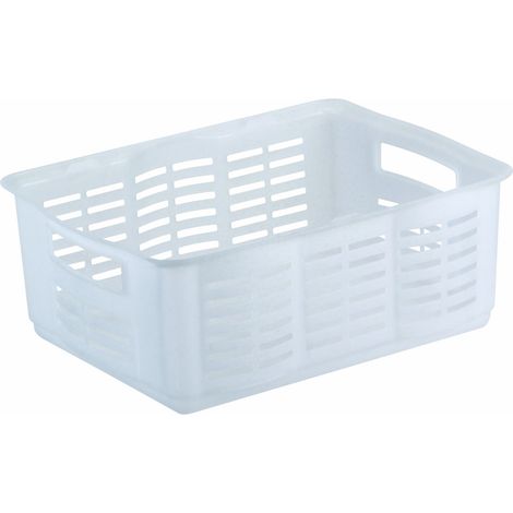 CURVER PANIÈRE À LINGE GM 12L, TRANSPARENT, BASKETS, 40,6X30,4X15,6 CM 15166-001-00