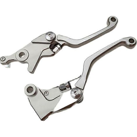 Pour Kawasaki Motocross KLX250 KLX150S, biellette de direction en alliage d'aluminium modifié avec klaxon de frein (gris) (1/5)