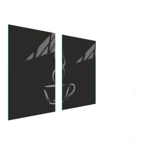 PLACA PROTECTORA DE VIDRIO PARA ESTUFA 75x52 CAFÉ (1/5)