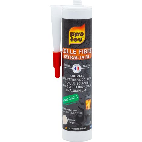 S.G.C.N. Pyrofeu - Colle Fibre Refractaire 310Ml