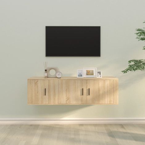 2-tlg. TV-Schrank-Set Sonoma-Eiche Holzwerkstoff