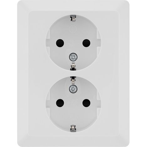 BASE ENCHUFE DOBLE SCHUKO 2P+TT