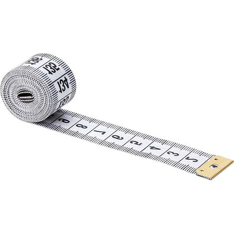 Mètre ruban double face 1,5M, ruban à mesurer couture tissu, mètre tailleur pour tour de taille, tête, buste et circonférence (1/5)