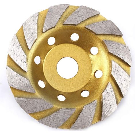 Disque Diamant Abrasif Meule Diamantée 125 x 22,2 mm, Meule Diamantée U