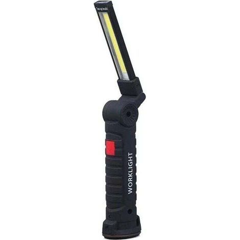 Lampada da lavoro a LED con base magnetica, 5 modalità di illuminazione, USB (1/4)