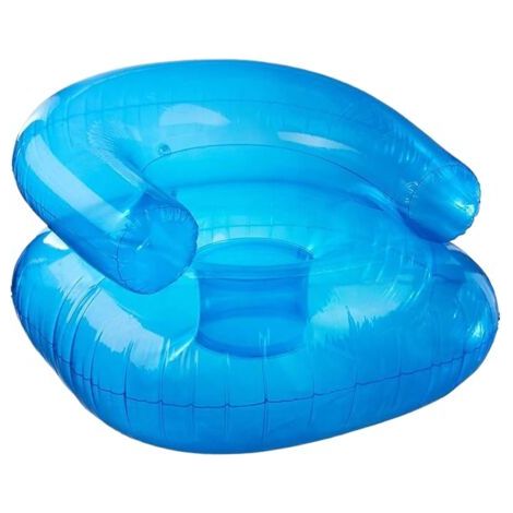 Canapé gonflable 70 x 70 x 45 cm, canapé flottant de piscine, capacité de 99,8 kg, siège confortable, canapé gonflable, chaise longue portable, design ergonomique pour les voyages à la plage