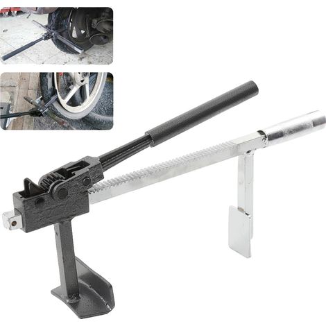 Smontagomme manuale, struttura in metallo resistente, design portatile, cambio gomme efficiente. (1/5)