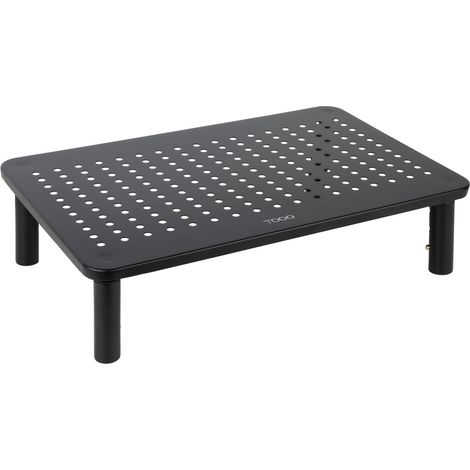 TooQ Supporto multiuso per monitor/portatile, nero