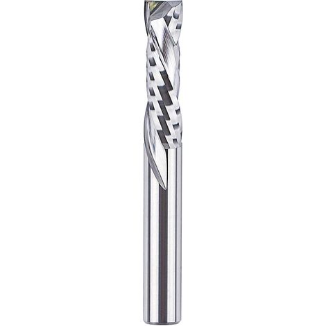 Fraise à compression à tige de 6 mm de diamètre, tête de fraisage hélicoïdale de 6 mm x 22 mm pour la sculpture sur bois, la gravure et le meulage. (1/5)